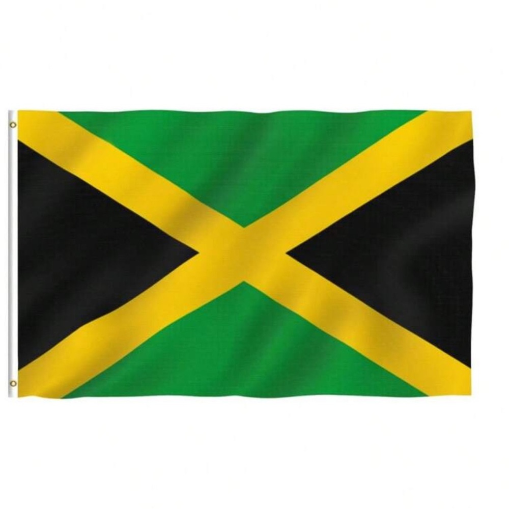 SHEIN Green, Yellow, and Black Jamaican Flag